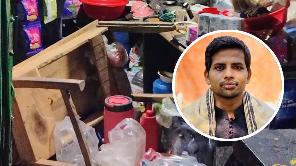 চবিতে দোকান ভাঙচুর করলেন ছাত্রনেতা জালাল