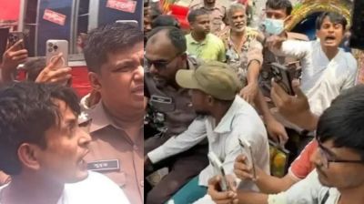 রাশেদ প্রধানের বাসার সামনে বিক্ষোভ, পিএস জনি নন্দীকে সরিয়ে নিল পুলিশ