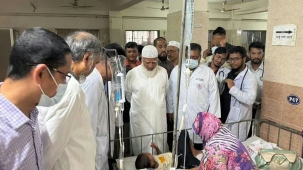 হামের চিকিৎসায় শিশু হাসপাতালের বরাদ্দ যথেষ্ট না: জামায়াত আমির