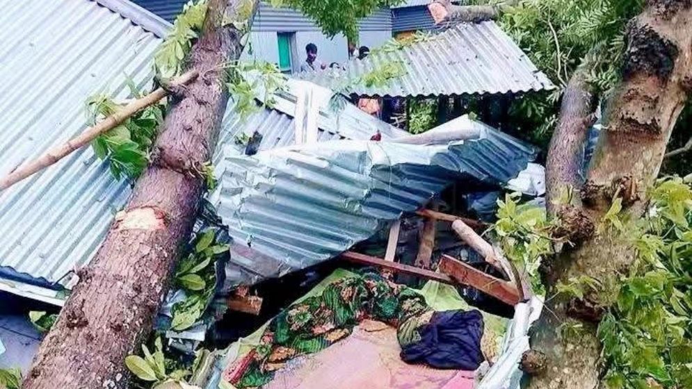 জামালপুরে কালবৈশাখীর ঝড়ে একই পরিবারের ৩ জন নিহত