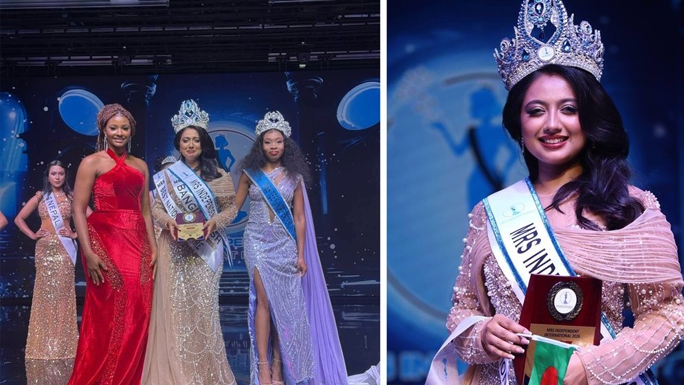 ‘মিসেস ইন্ডিপেন্ডেন্ট ইন্টারন্যাশনাল’ চ্যাম্পিয়ন হয়ে যা বললেন তমা রশিদ