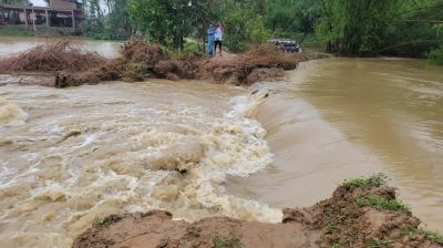পাহাড়ি ঢলে নদী ভাঙনে ১৫ গ্রাম প্লাবিত