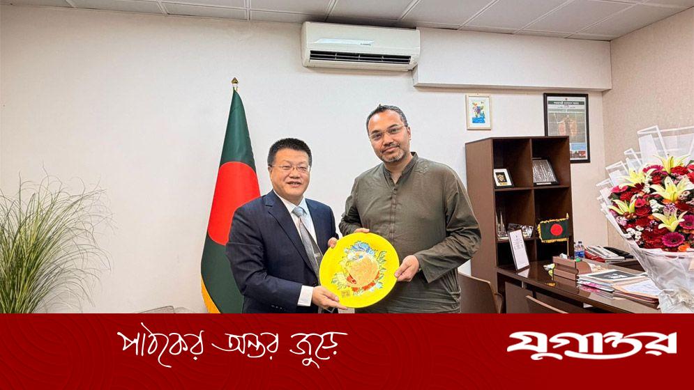 মাহদী আমিনের সঙ্গে চীনা রাষ্ট্রদূতের সাক্ষাৎ, নানা খাতে সহযোগিতা নিয়ে আলোচনা