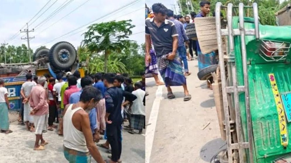 ময়মনসিংহে ট্রাক-সিএনজির মুখোমুখি সংঘর্ষে তিন নারীসহ নিহত ৪