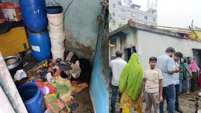 নারায়ণগঞ্জে ফের গ্যাস লিকেজ থেকে বিস্ফোরণ, একই পরিবারের ৪ জন দগ্ধ