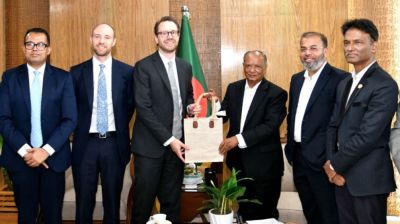 পরিবেশমন্ত্রীর সঙ্গে ব্রিটিশ উপ-হাইকমিশনারের সৌজন্য সাক্ষাৎ