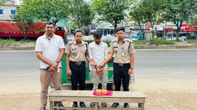 গাজীপুরে ৮ হাজার পিস ইয়াবাসহ গ্রেফতার ১, সিএনজি জব্দ