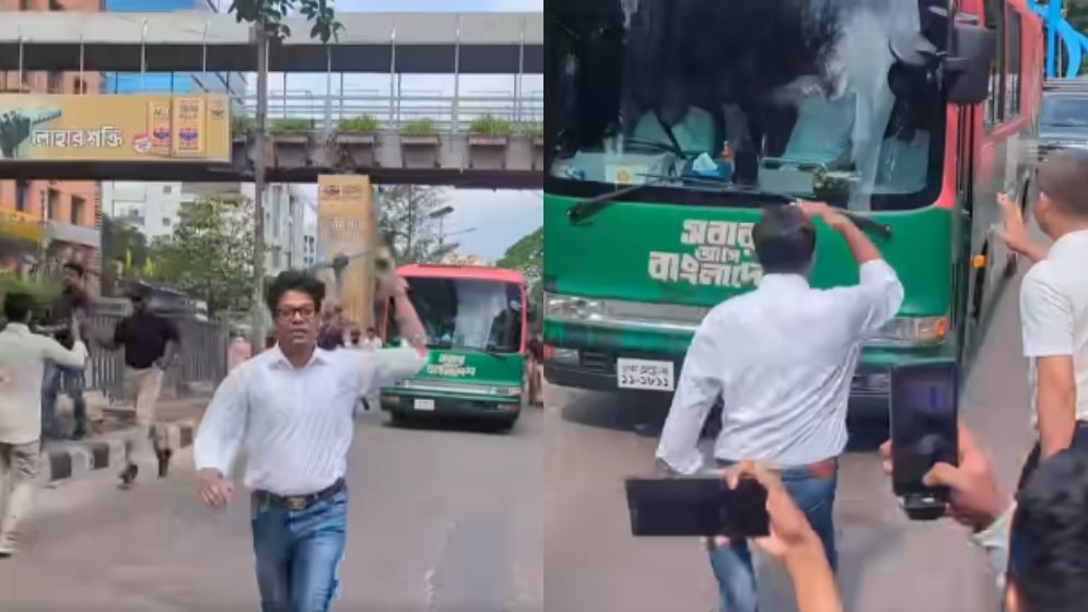 প্রধানমন্ত্রীর গাড়ির সামনে দৌড়ে গিয়ে স্যালুট দিলেন যুবদলের নয়ন