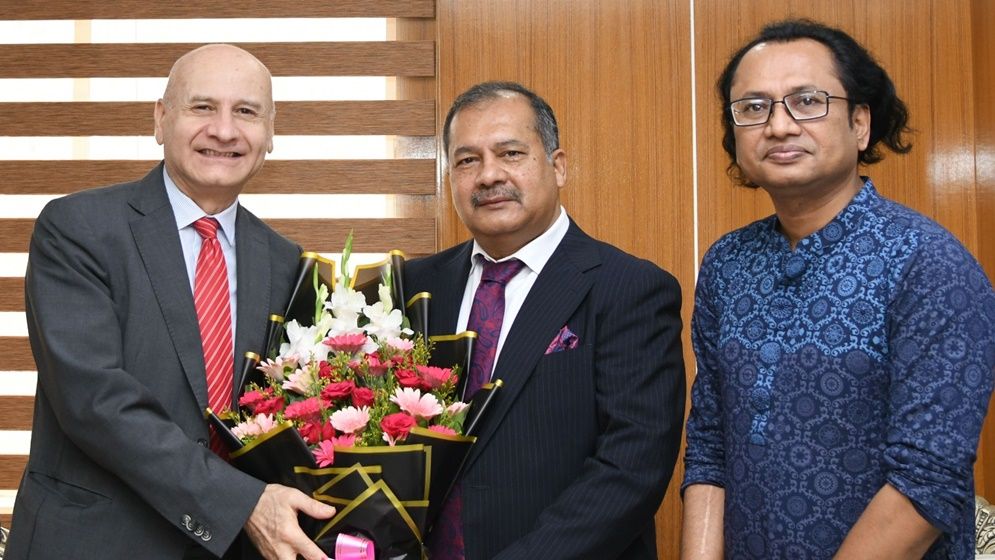 তথ্য ও সম্প্রচারমন্ত্রীর সঙ্গে ইতালির রাষ্ট্রদূতের সৌজন্য সাক্ষাৎ