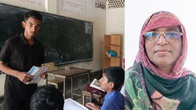 হাজিরা খাতায় স্বাক্ষরের পর ছেলেকে দিয়ে ক্লাস করানো সেই শিক্ষিকা বহিষ্কার