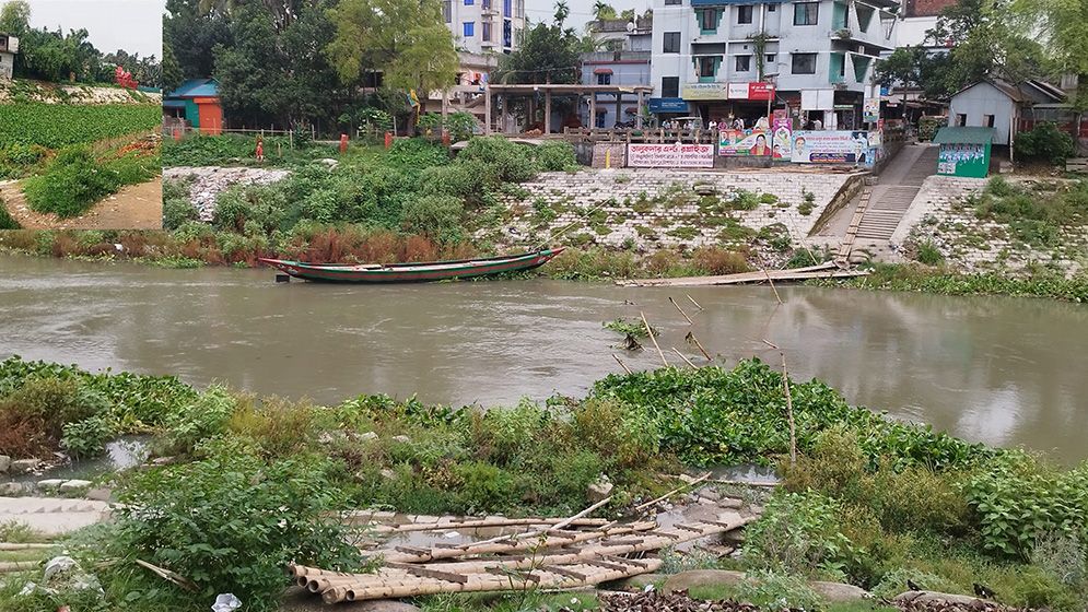 স্রোতে সাঁকো ভেঙে ৩৫ গ্রামের মানুষের দুর্ভোগ