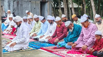 সৌদির সঙ্গে মিল রেখে গলাচিপায় ঈদ উদযাপন