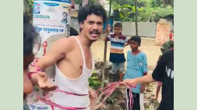 কিস্তির টাকা ছিনতাইয়ের সময় যুবক আটক