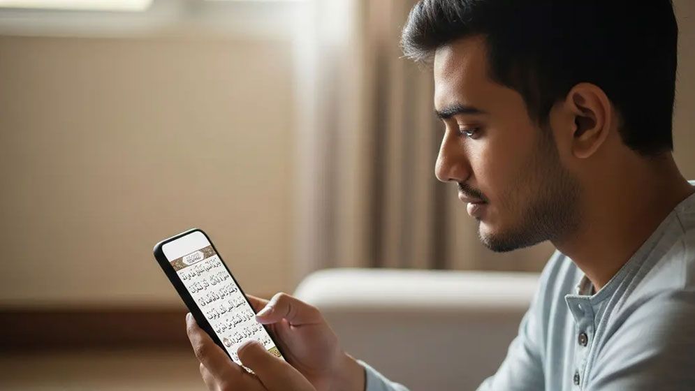 মোবাইল অ্যাপে কুরআন পড়লে সওয়াব হবে কি?