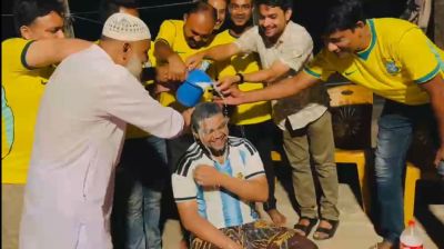 দুধ দিয়ে গোসল করে আর্জেন্টিনা ছেড়ে ব্রাজিলে যোগ দিলেন যুবক