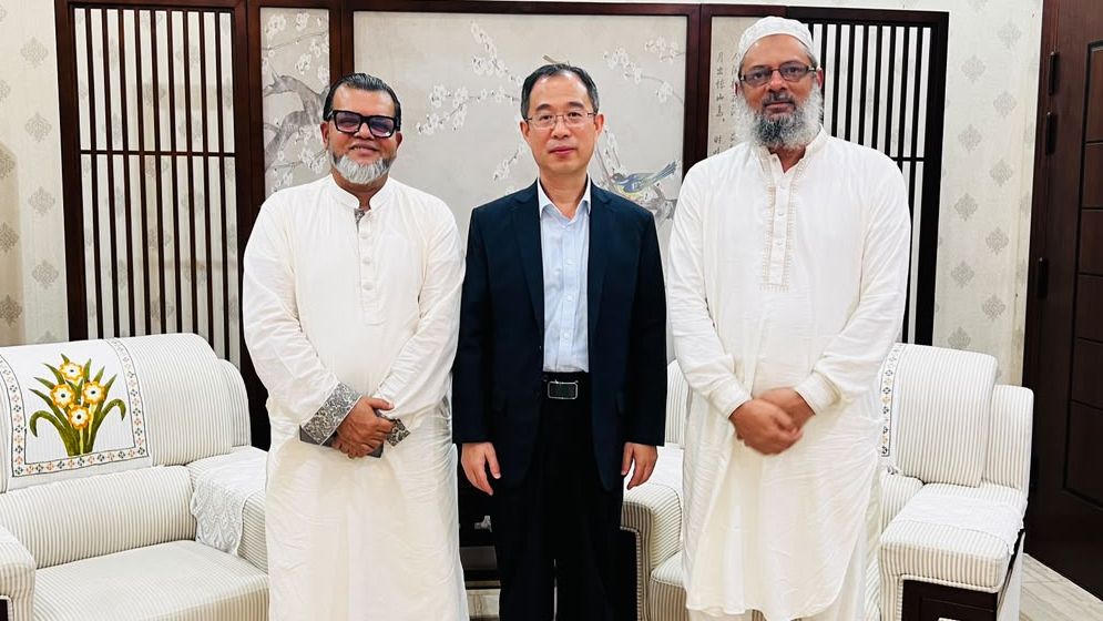 চীনা দূতাবাসের ডেপুটি চিফ অব মিশনের সঙ্গে বিএনপি নেতার বৈঠক