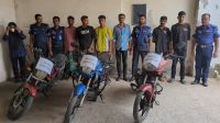 আন্তঃজেলা মোটরসাইকেল চোর চক্রের ৬ সদস্য গ্রেফতার