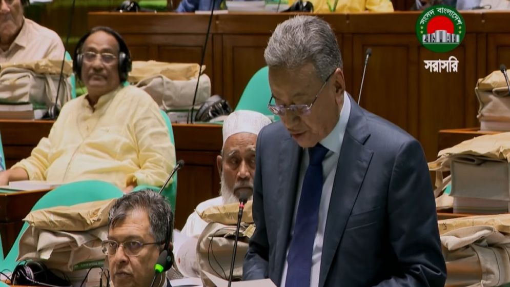 ২০২৬-২৭ অর্থবছরের বাজেট উত্থাপন করছেন অর্থমন্ত্রী