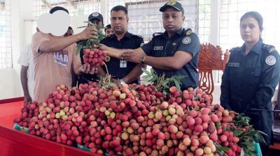ফরিদপুর কারাগারে বন্দিদের দেওয়া হলো মৌসুমি ফল আম-লিচু