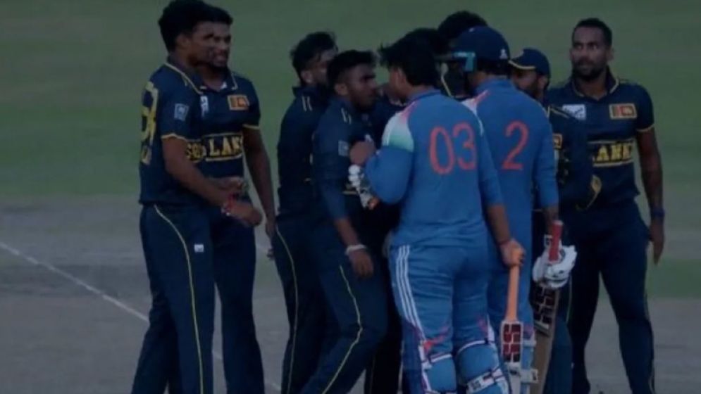 লঙ্কান ক্রিকেটারকে কেন ধাক্কা মারলেন সূর্যবংশী