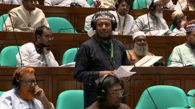 এটা লুটপাটের বাজেট, সংসদে আমির হামজা