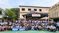 কোটালীপাড়ায় আর্জেন্টিনার সমর্থকদের শোভাযাত্রা