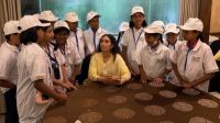 ব্রাহ্মণবাড়িয়ার কৃতি শিক্ষার্থীদের সঙ্গে জাইমা রহমানের প্রাণবন্ত আড্ডা