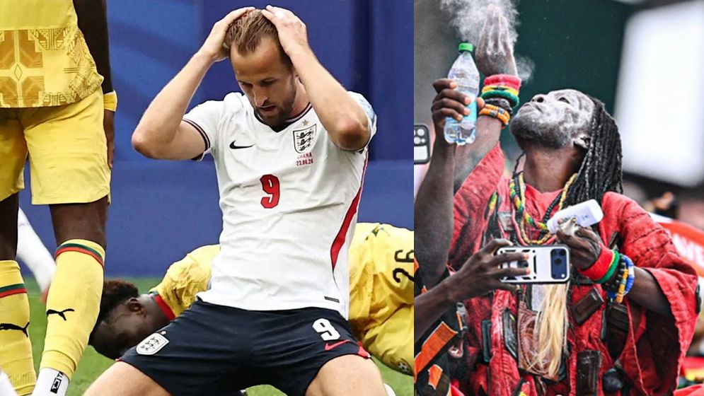 ইংল্যান্ড-ঘানা ম্যাচে স্টেডিয়ামেই করা হলো ‘কালো জাদু’