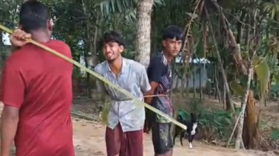মোবাইল চুরির অভিযোগে দুই কিশোরকে গাছে বেঁধে মারধরের অভিযোগ