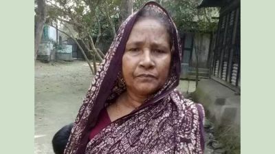 চুরি করতে গিয়ে বৃদ্ধাকে গলা কেটে হত্যা