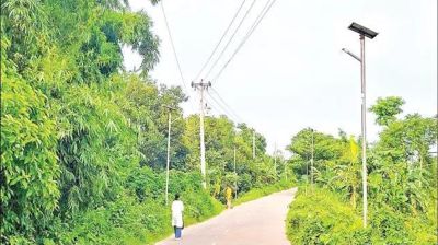 চোরাচালান নির্বিঘ্ন করতে শত সড়ক বাতি গায়েব