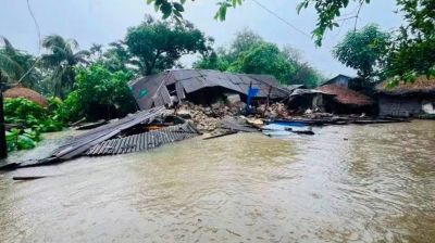 বন্যার পানিতে ভেসে প্রাণ গেল তিন শিশুর