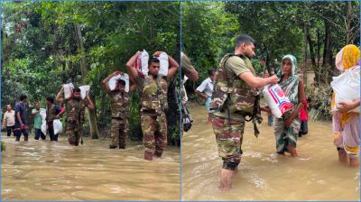 চট্টগ্রামে বন্যাদুর্গতদের মাঝে ত্রাণ ও চিকিৎসাসেবা দিল সেনাবাহিনী