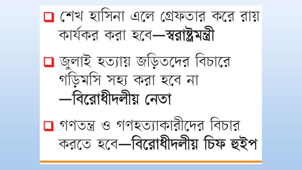 ট্রাইব্যুনালে আ.লীগের বিচার দাবি সংসদে