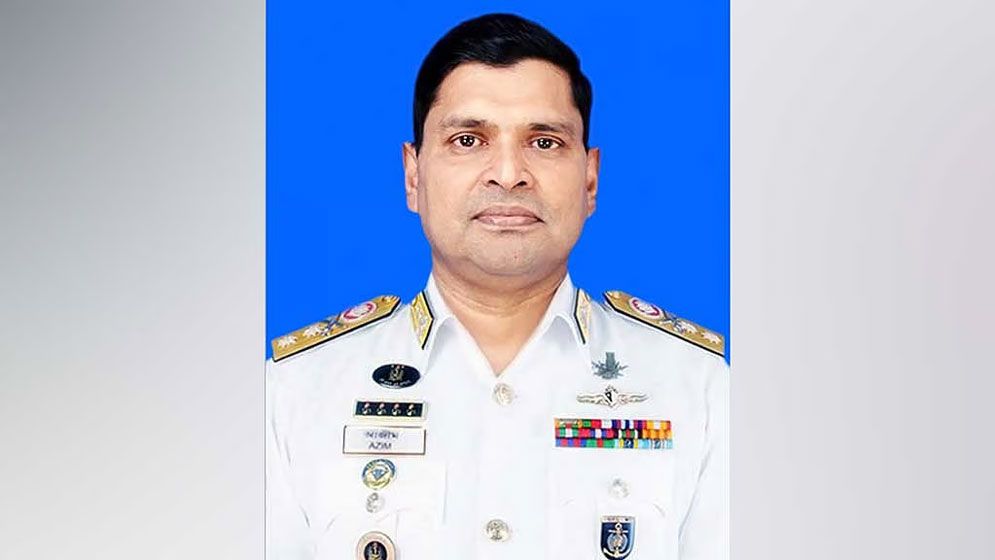 নতুন নৌবাহিনী প্রধান হলেন খোন্দকার মিসবাহ উল আজীম