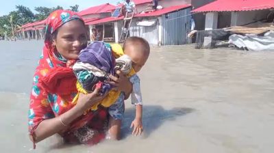 মেঘনার পানি বিপৎসীমার ১০০ সেমি উপরে, পানিবন্দি ১০ হাজার মানুষ