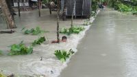 জোয়ারের পানি বেড়ে রাঙ্গাবালীর ছয় গ্রামসহ নিম্নাঞ্চল প্লাবিত