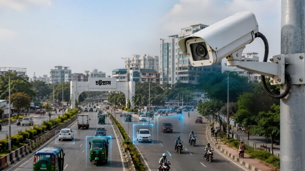 চট্টগ্রামে সড়কের ৫৩ স্পটে বসবে এআই ক্যামেরা