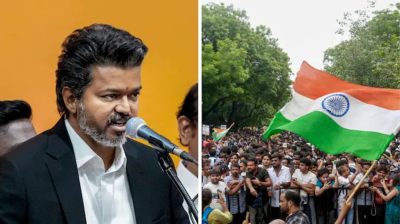 জেন-জি আন্দোলনের মধ্যে অবস্থান স্পষ্ট করল বিজয়ের টিভিকে