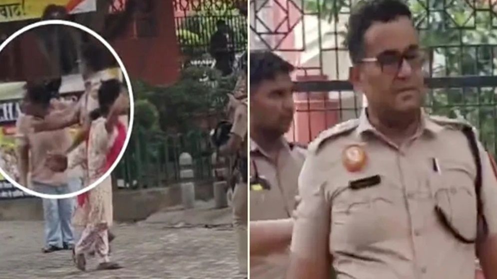 নারীকে চড় মারা সেই পুলিশ কর্মকর্তাকে যন্তর মন্তর থেকে প্রত্যাহার