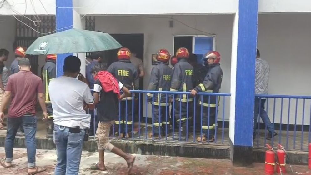 থানায় অগ্নিকাণ্ডে পুড়ল ওসির কক্ষ