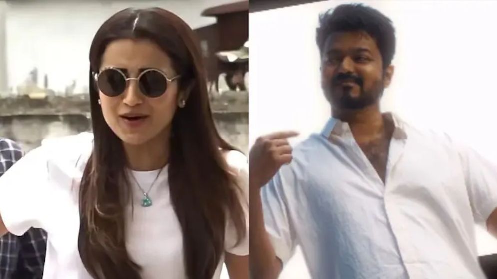 ‘জনা নায়াগান’-এর প্রথম শোয়ে তৃষা, সাধারণ সাজেই কাড়লেন নজর