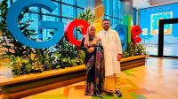 গুগলের আয়োজনে শাড়ি-পাঞ্জাবি-লুঙ্গিতে বাংলাদেশের প্রতিনিধিত্ব করলেন পাভেল-সুমাইয়া