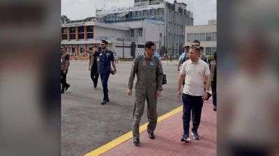 মহেশখালীর পথে প্রধানমন্ত্রী