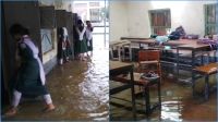 বর্ষা এলেই শ্রেণিকক্ষে পানি, ব্যাহত শিক্ষা কার্যক্রম