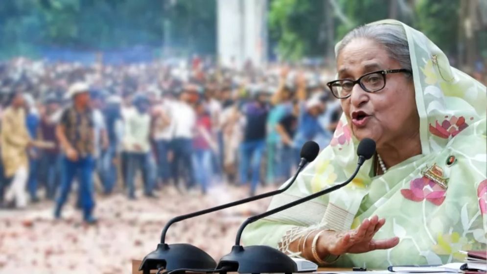 আন্দোলনকারীদের ওপর ভর করে জামায়াত-বিএনপি খুন করছে: শেখ হাসিনা
