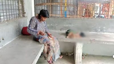 যাত্রী ছাউনিতে মানসিক ভারসাম্যহীন নারীর সন্তান প্রসব