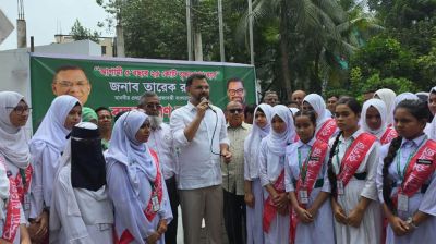 প্রাকৃতিক বিপর্যয় রোধে ব্যাপক হারে গাছ লাগানোর আহ্বান আমিনুল হকের