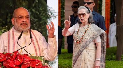 ‘বন্দে মাতরম’ থামিয়ে ‘পাপ’ করেছেন সোনিয়া, ক্ষমা চাওয়ার দাবি অমিত শাহের