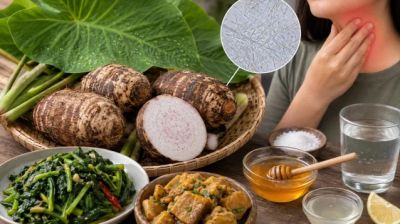 কচু খেলে গলায় চুলকায় কেন